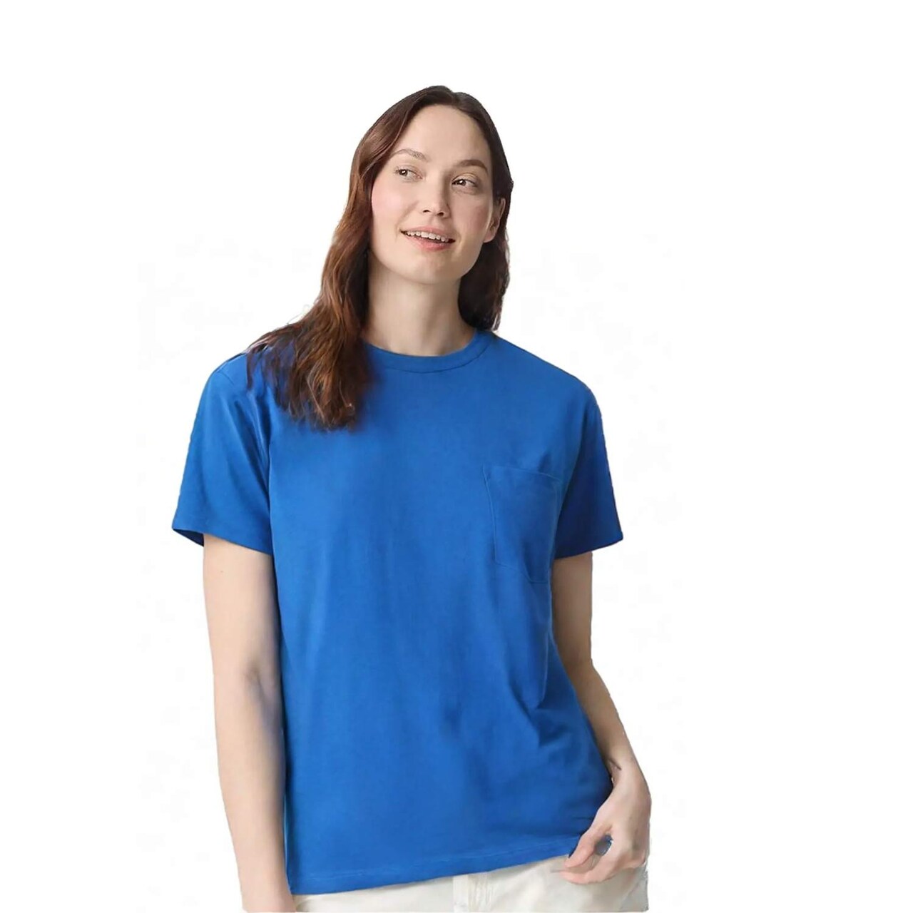 Gildan DryBlend Pocket T-Shirt for Custom Printing, Workwear & Everyday Wear Crewneck Tee